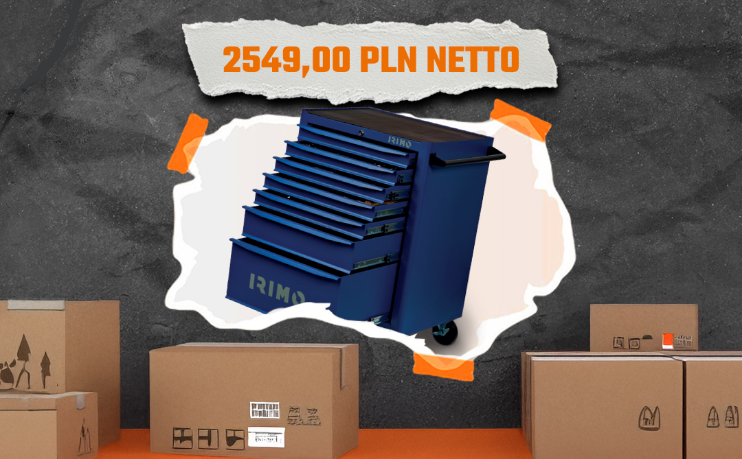 Promocja na wózki narzędziowe IRIMO i BAHCO – tylko do 30 czerwca 2025 r.!